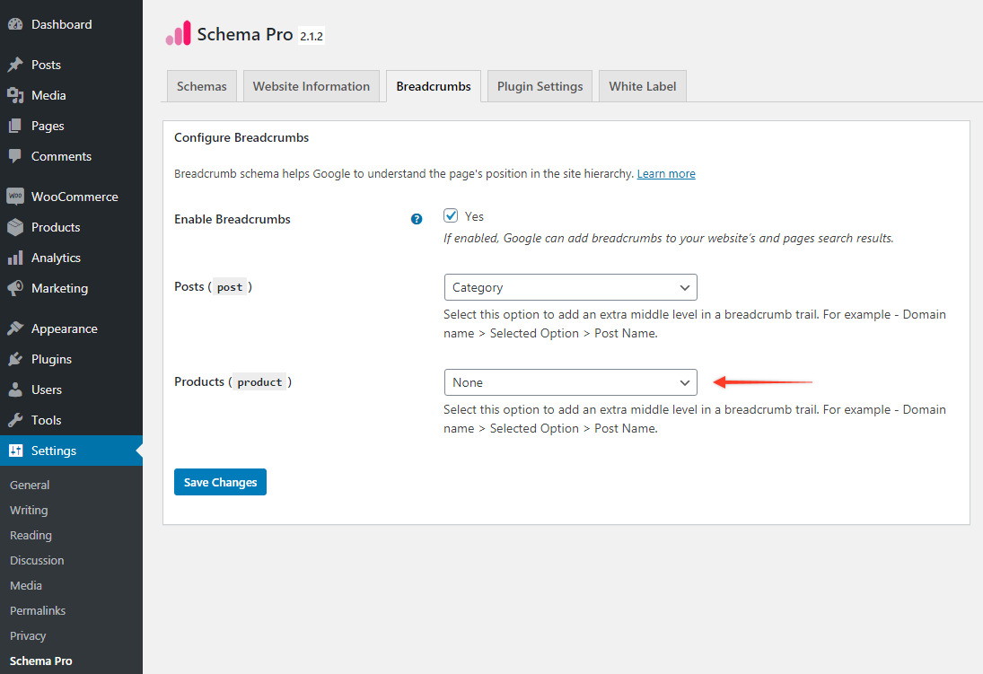 How to implement Breadcrumbs with Schema Pro? Schema Pro