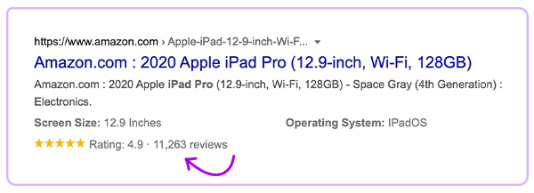 Real product rating