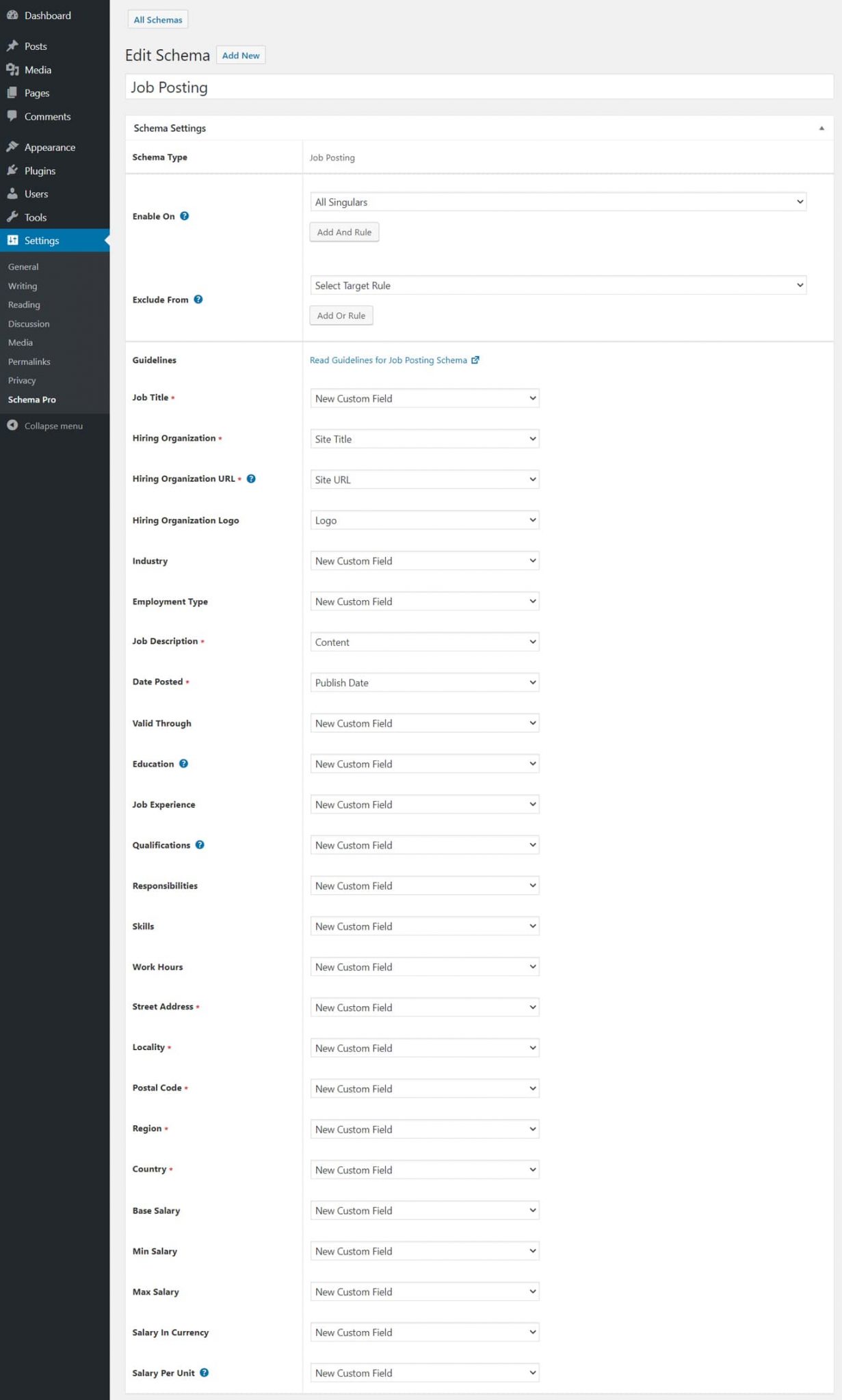 How to Add a Schema markup for a Job Posting page? - Schema Pro