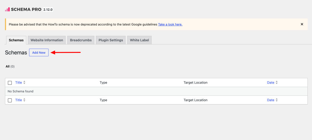 Schema Markup for a Dataset Page add new schema