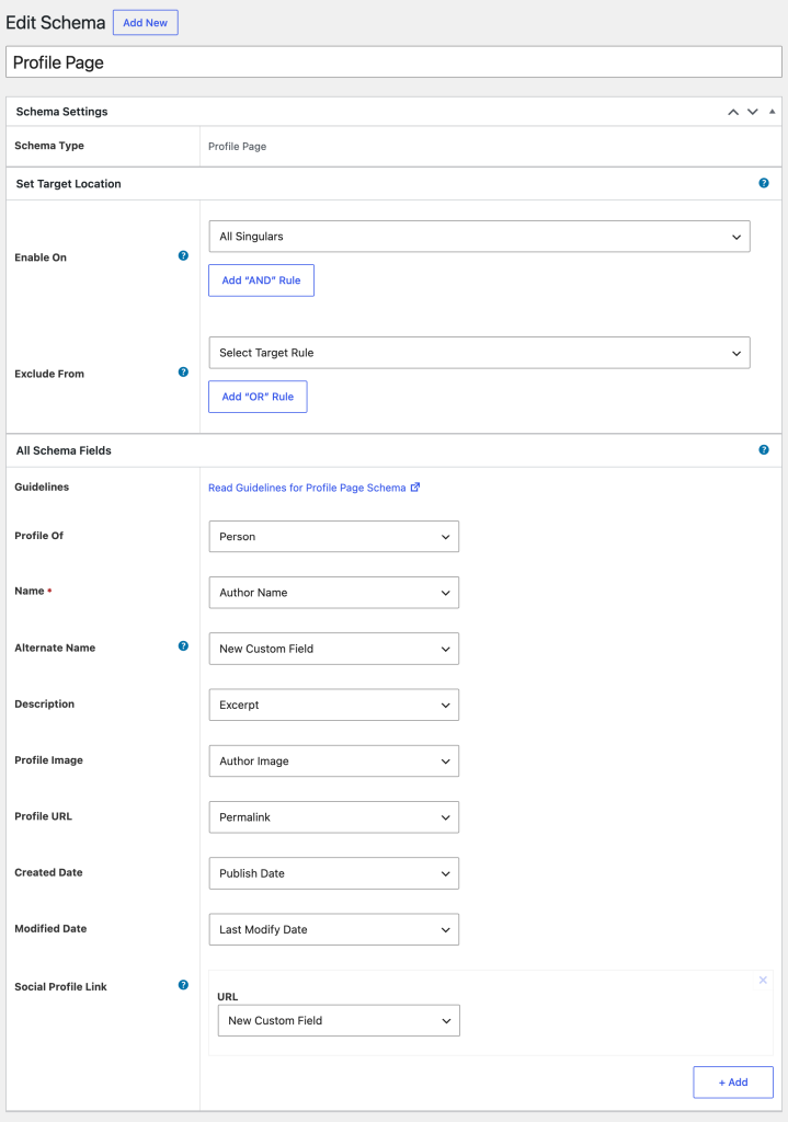edit profile page global
