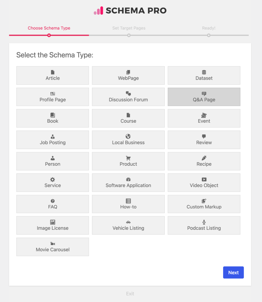 Schema Markup for a Q&A Page q&a page