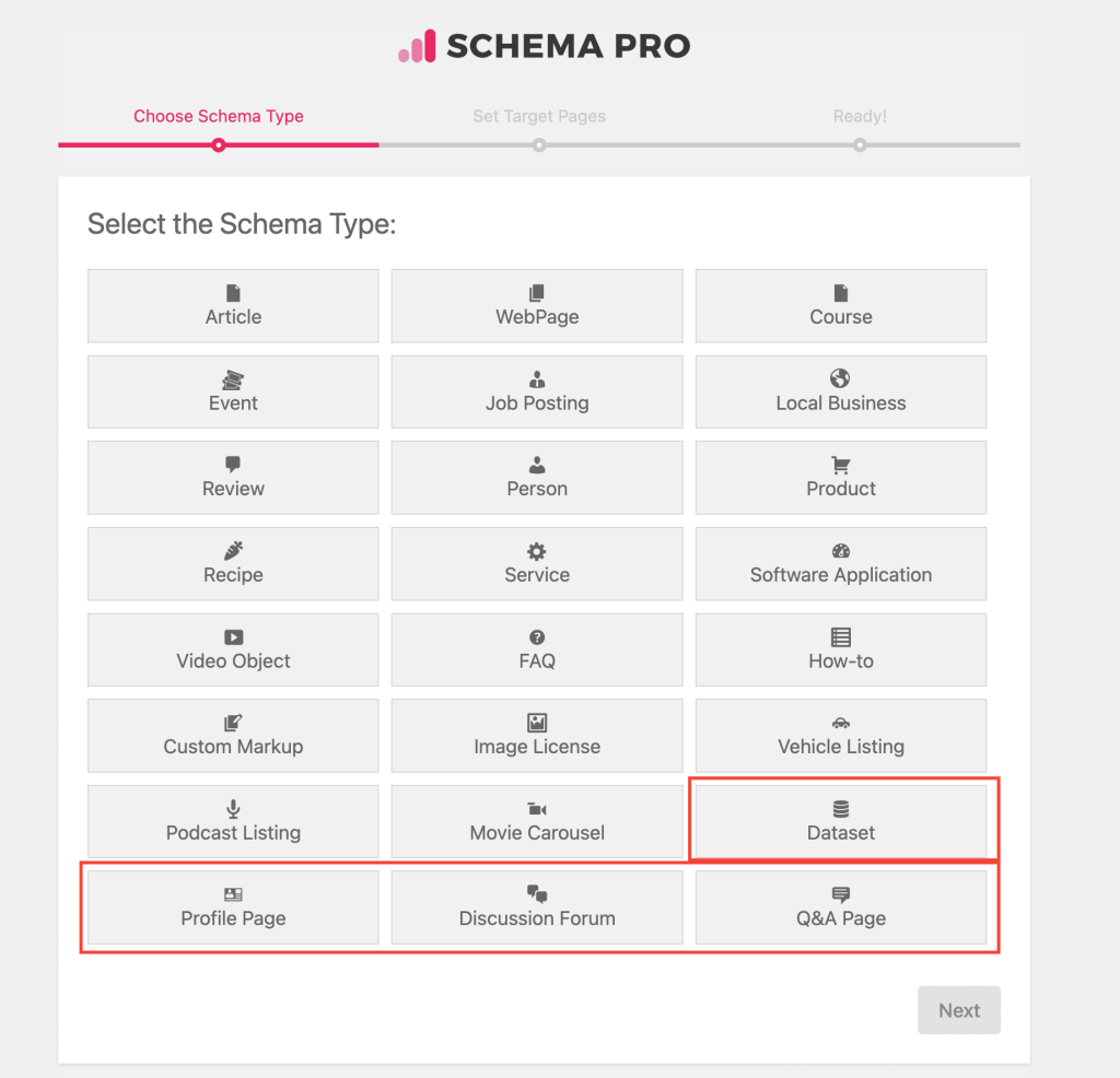 all new four schema