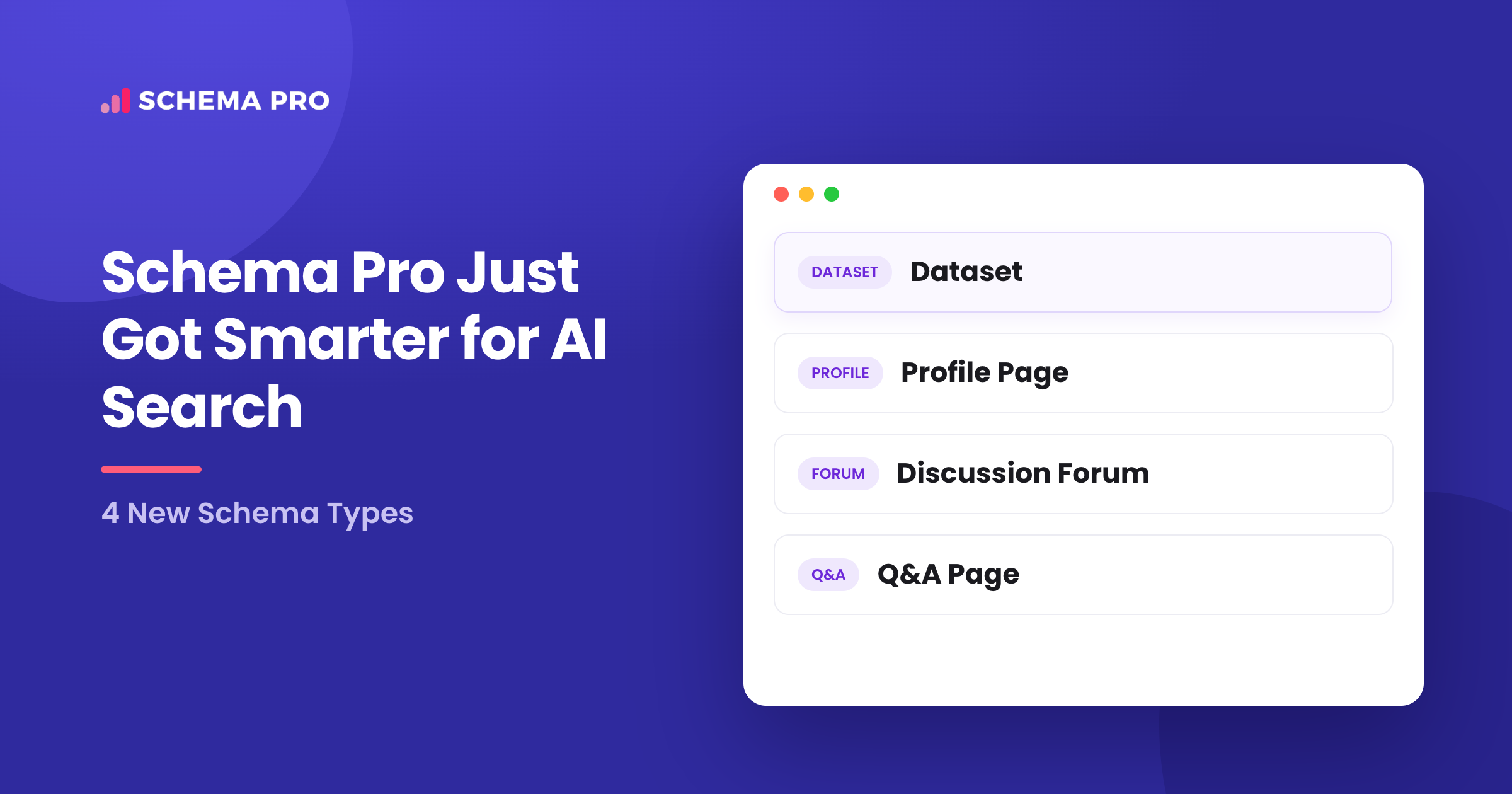 Schema Pro Just Got Smarter for AI Search (4 New Schema Types)